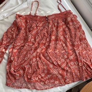 Flowy Long Sleeve Floral Top